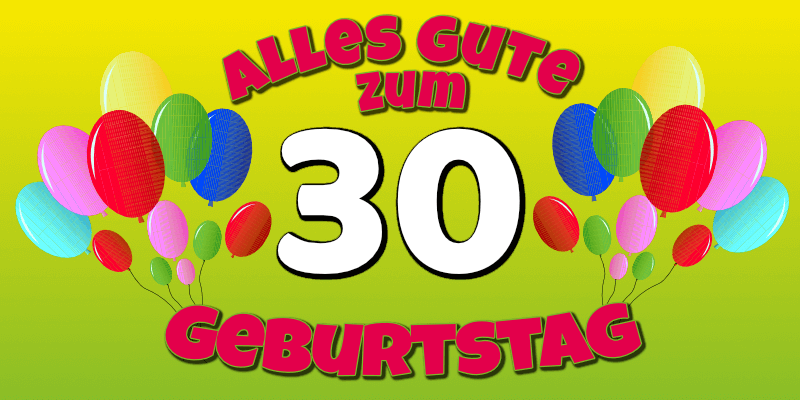 30. Geburtstag Plakate drucken