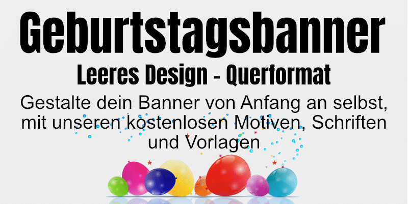 Geburtstagsplakat-Geburtstagsbanner